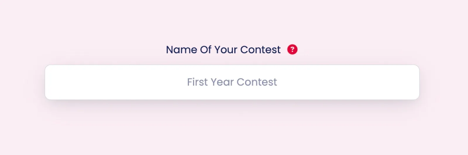 Name Of Your Contest: