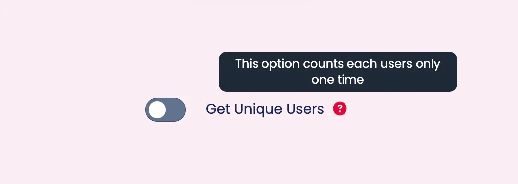 Get Unique Users: